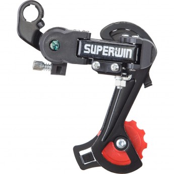 Переключатель скоростей задний KRD-222 на 6-7 скоростей, чёрный Переключатель скоростей задний KRD-222 на 6-7 скоростей, чёрный