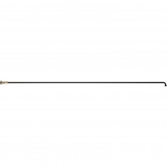 Спица с латунным ниппелем 237 мм, стальная чёрная Спица с латунным ниппелем 237 мм, стальная чёрная