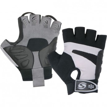 Велоперчатки STELS CG-1104 чёрно-серые р. M Велоперчатки STELS CG-1104 чёрно-серые р. M